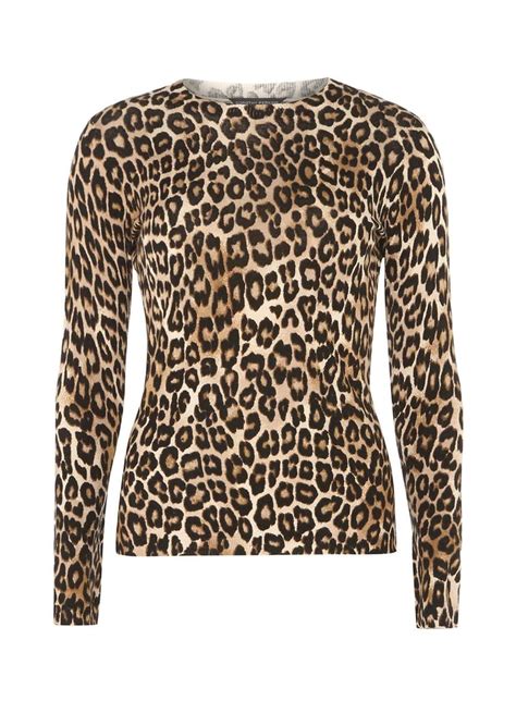 ladies leopard print jumper